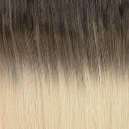 Clip-in Ponytail Ponytail made of real hair O2.6/8.0 Dark Ash Blond Ombre 40 cm