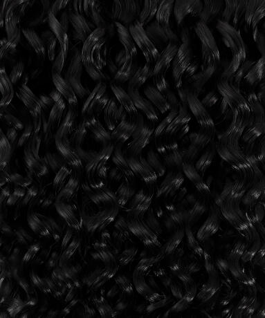Clip-on set Soft Curls 7 pieces 1.2 Black Brown 40 cm