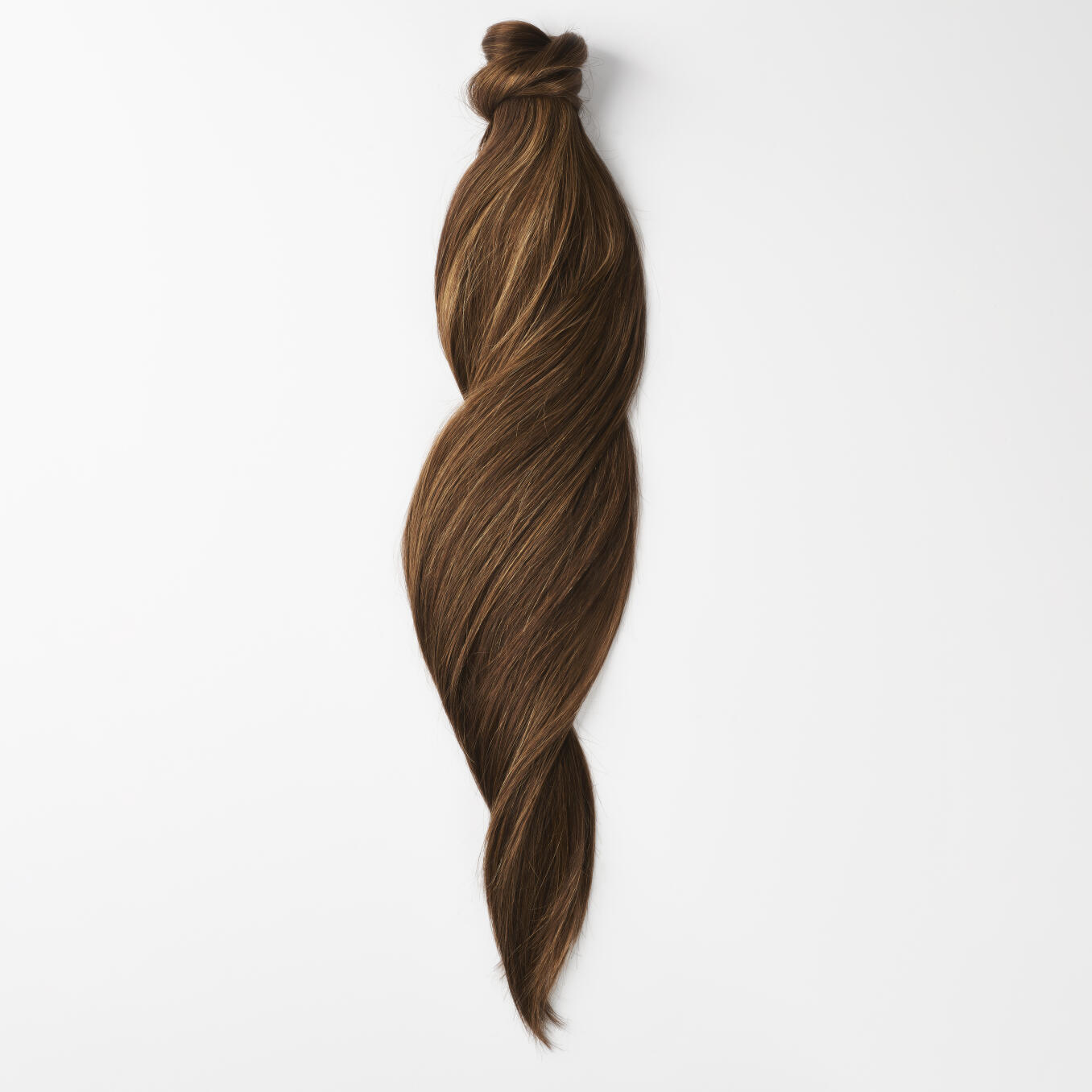 Clip-in Ponytail Ponytail made of real hair M5.0/7.4 Golden Brown Mix 50 cm