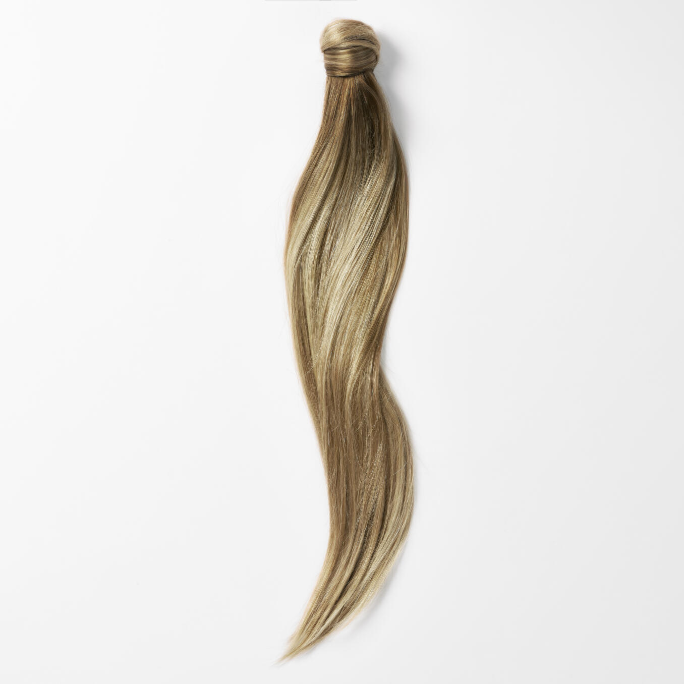 Sleek Clip-in Ponytail Ponytail made of real hair B5.0/8.3 Brownish Blonde Balayage 40 cm