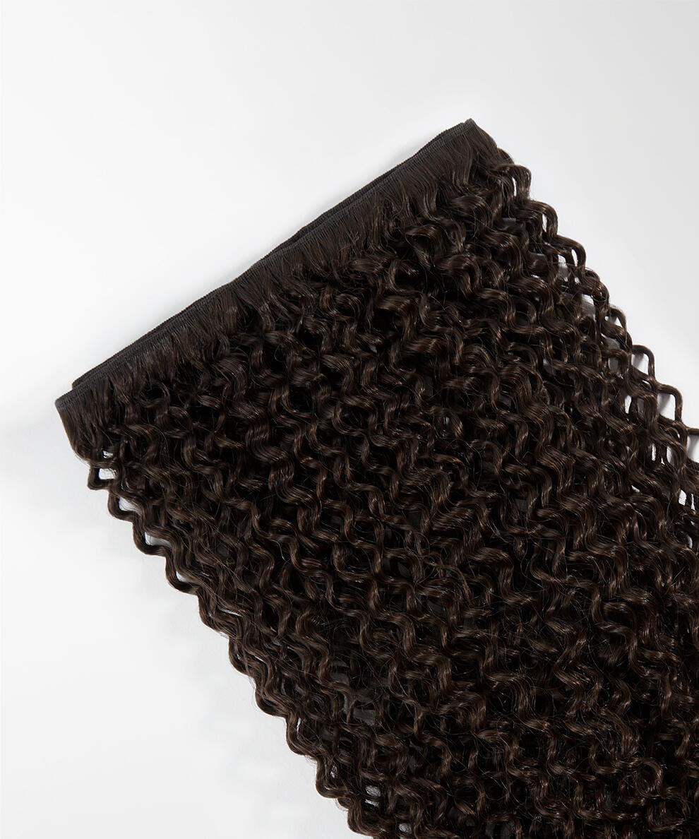 Hair Weft Spiral Curls 2.3 Chocolate Brown 60 cm