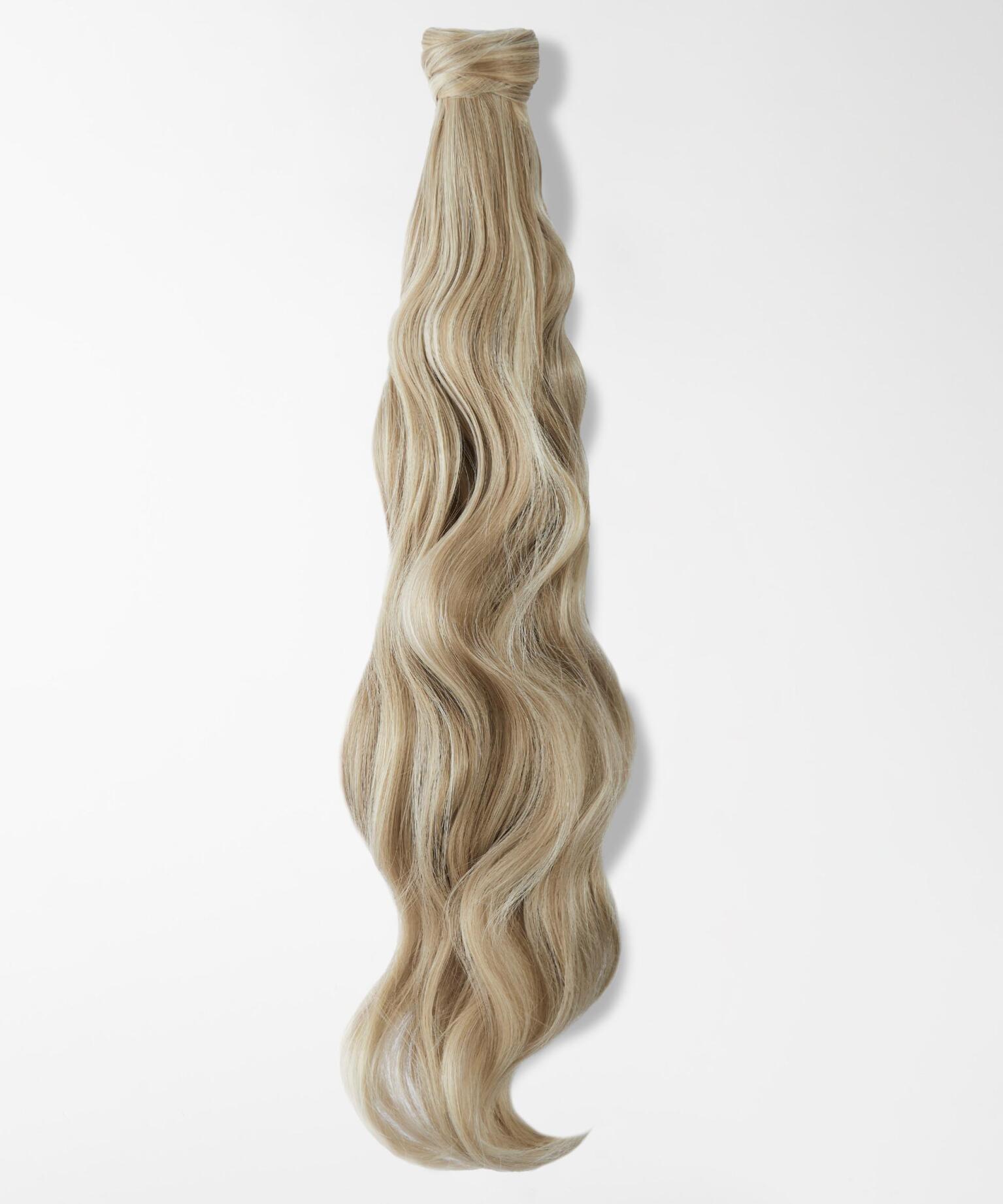 Fibre Clip-in Ponytail Beach Wave, Vegansk hår  M7.3/10.8 Cendre Ash Blonde Mix 40 cm