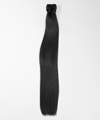 Fibre Clip-in Ponytail Made of vegan hair 1.0 Black 40 cm