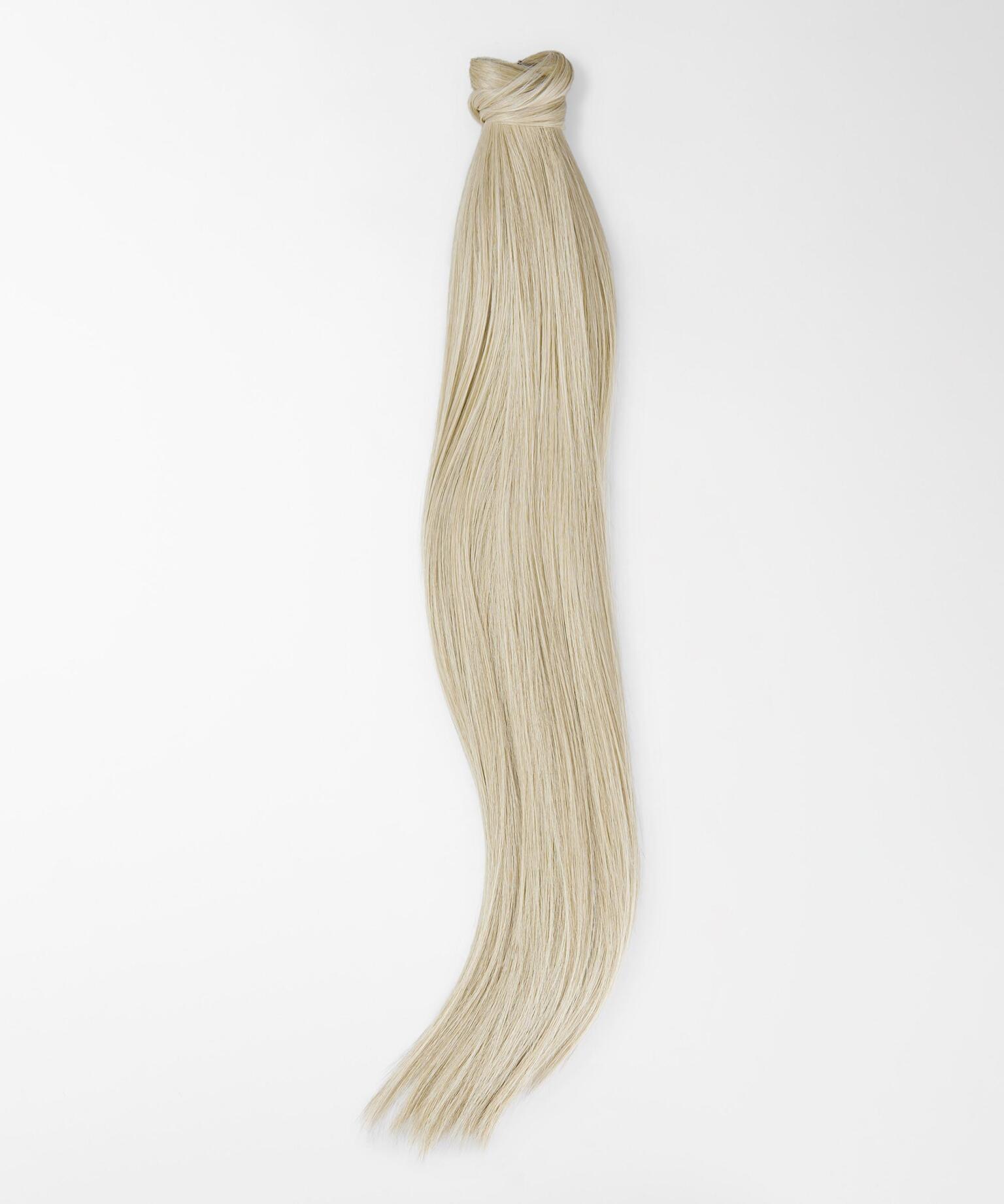 Fibre Clip-in Ponytail Laget av vegansk hår 10.7 Light Grey 40 cm