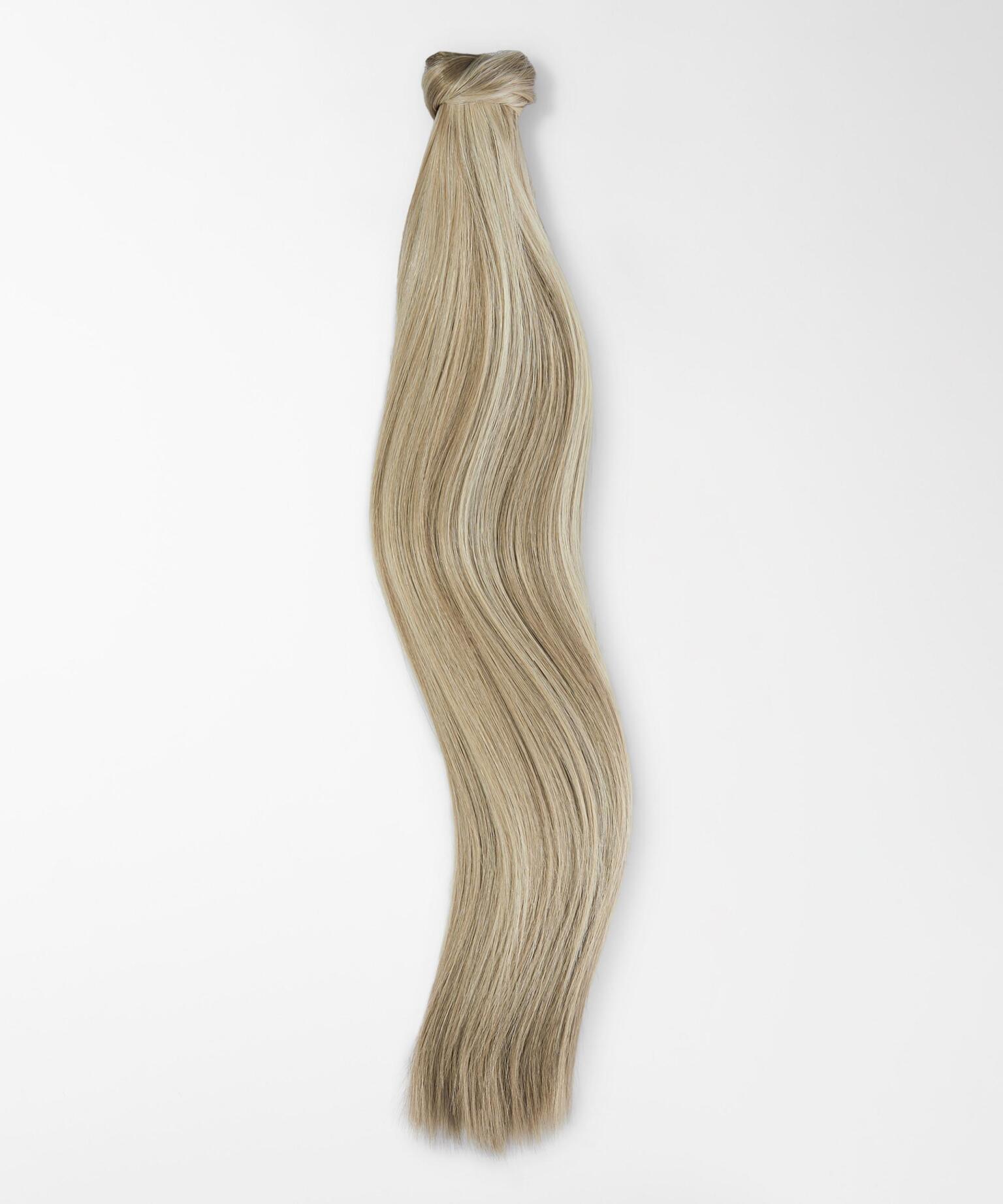 Fibre Clip-in Ponytail Made of vegan hair M7.3/10.8 Cendre Ash Blonde Mix 40 cm