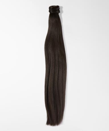 Fibre Clip-in Ponytail Aus veganem Haar hergestellt 2.3 Chocolate Brown 50 cm