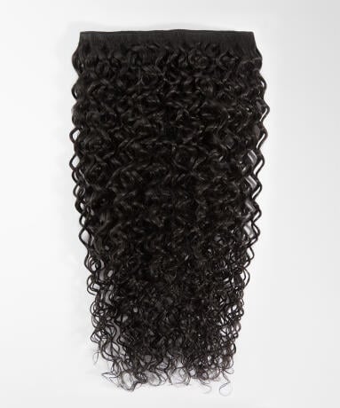 Hair Weft Bouncy Curls 1.2 Black Brown 60 cm