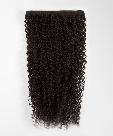 Hair Weft Spiral Curls 2.3 Chocolate Brown 60 cm