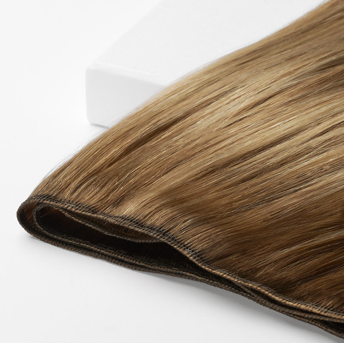 Premium Weft Extensions Single Layer B5.0/8.3 Brownish Blonde Balayage 60 cm