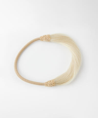 Hair-covered Hair Tie 10.10 Platinum Blonde