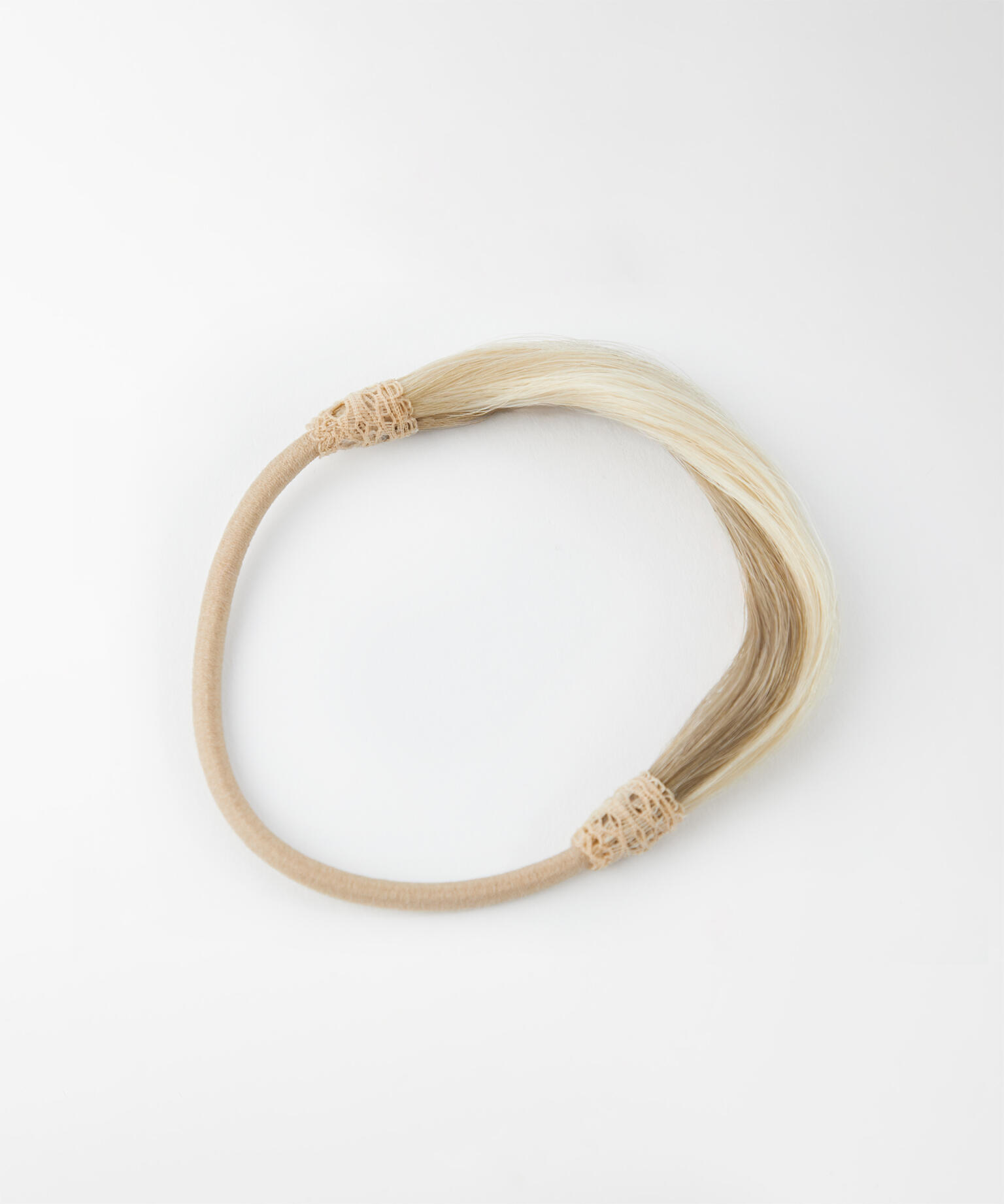 Hair-covered Hair Tie M7.3/10.8 Cendre Ash Blonde Mix