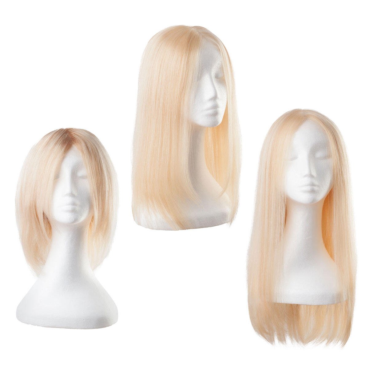 Lace Wig Human Hair 10.6 Blonde 55 cm