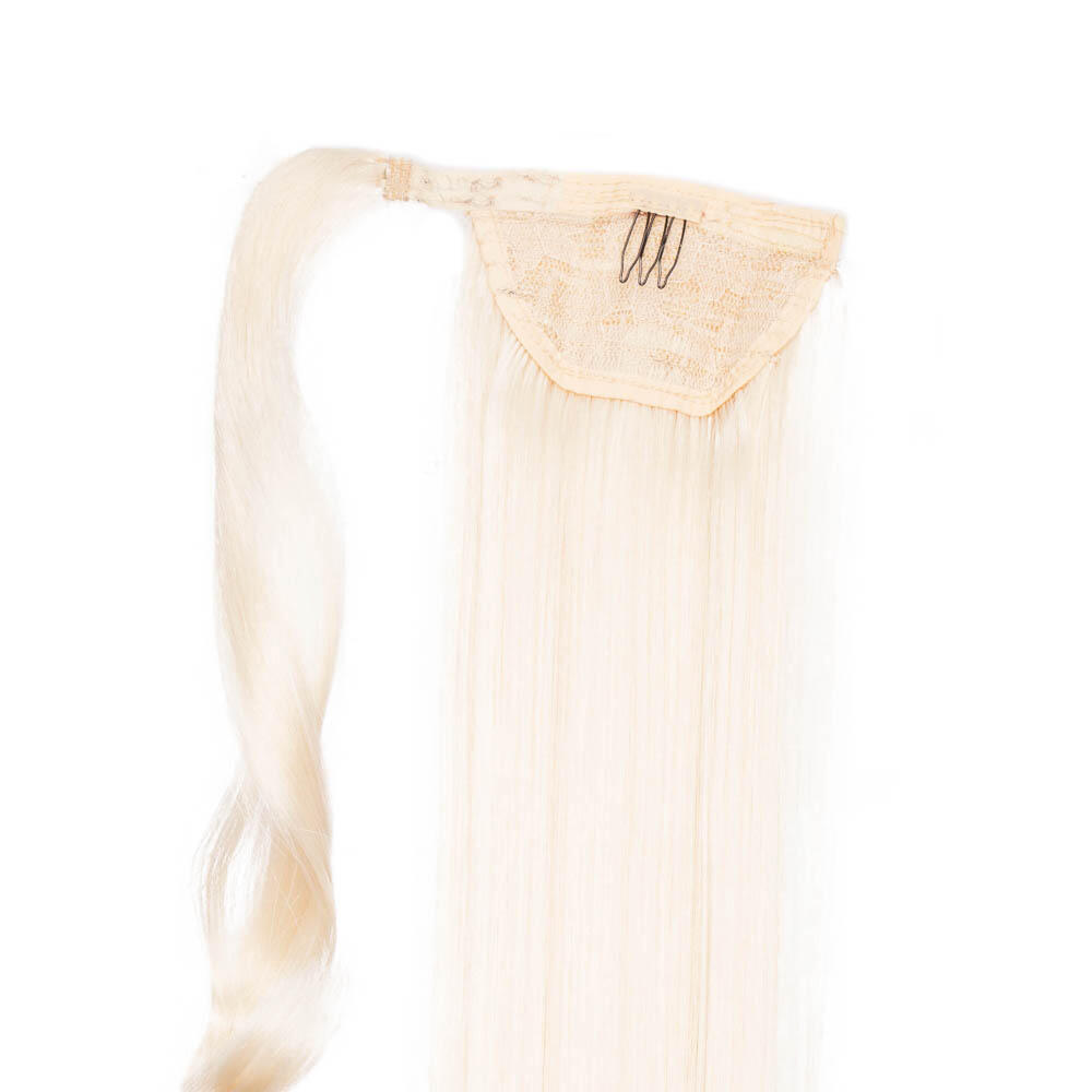 Clip-in Ponytail Synthetic 10.10 Platinum Blonde 50 cm