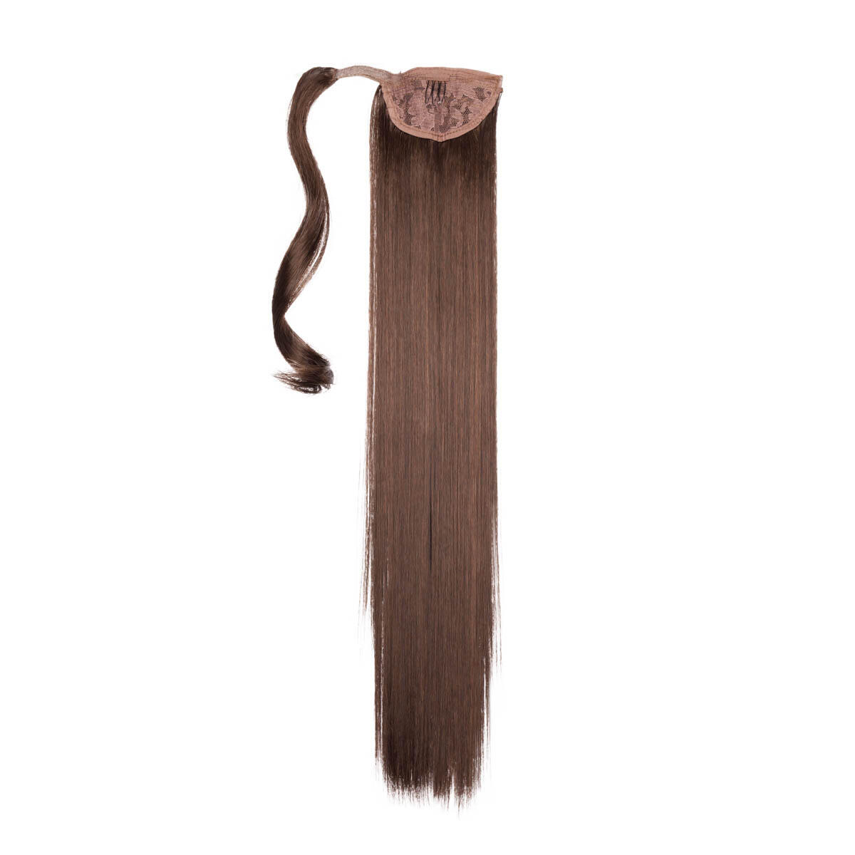 Clip-in Ponytail Synthetic 2.3 Chocolate Brown 50 cm