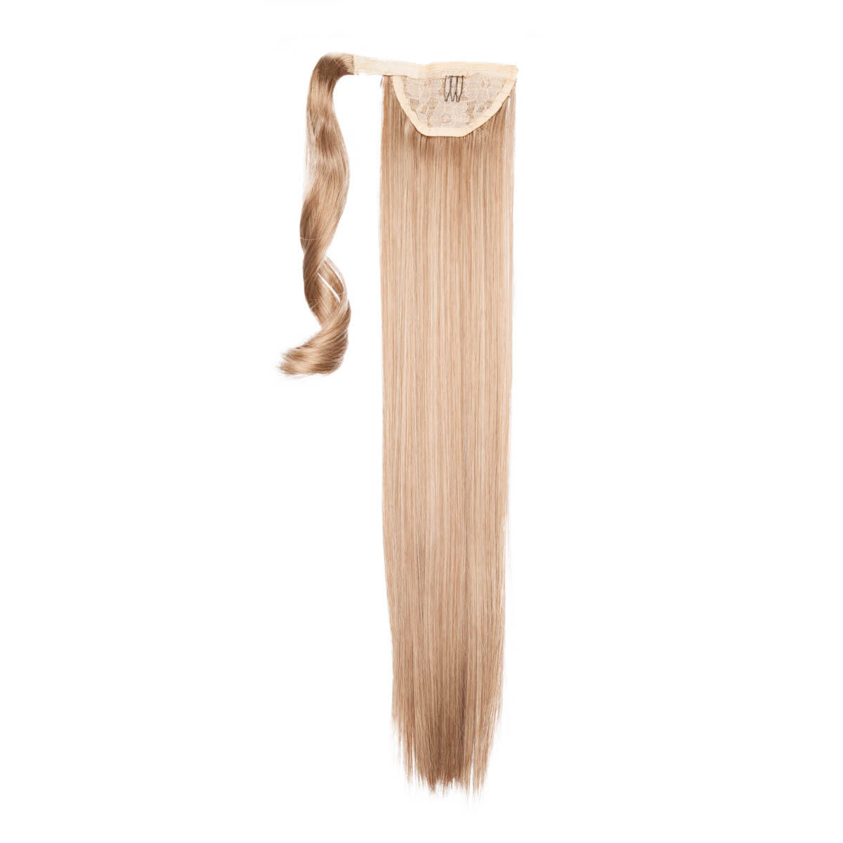 Clip-in Ponytail Synthetic 4.1 Cendre Ash Brown 50 cm