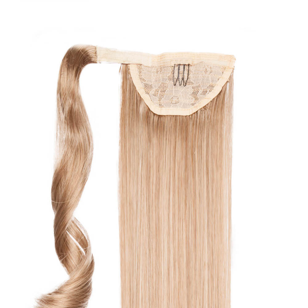 Clip-in Ponytail Synthetic 4.1 Cendre Ash Brown 50 cm