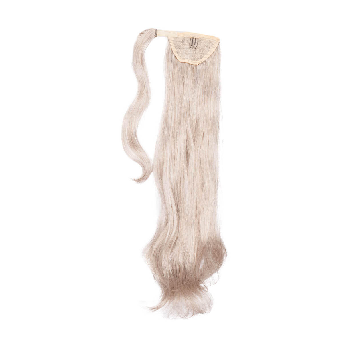 Clip-in Ponytail Synthetic Beach Wave 10.5 Grey 50 cm
