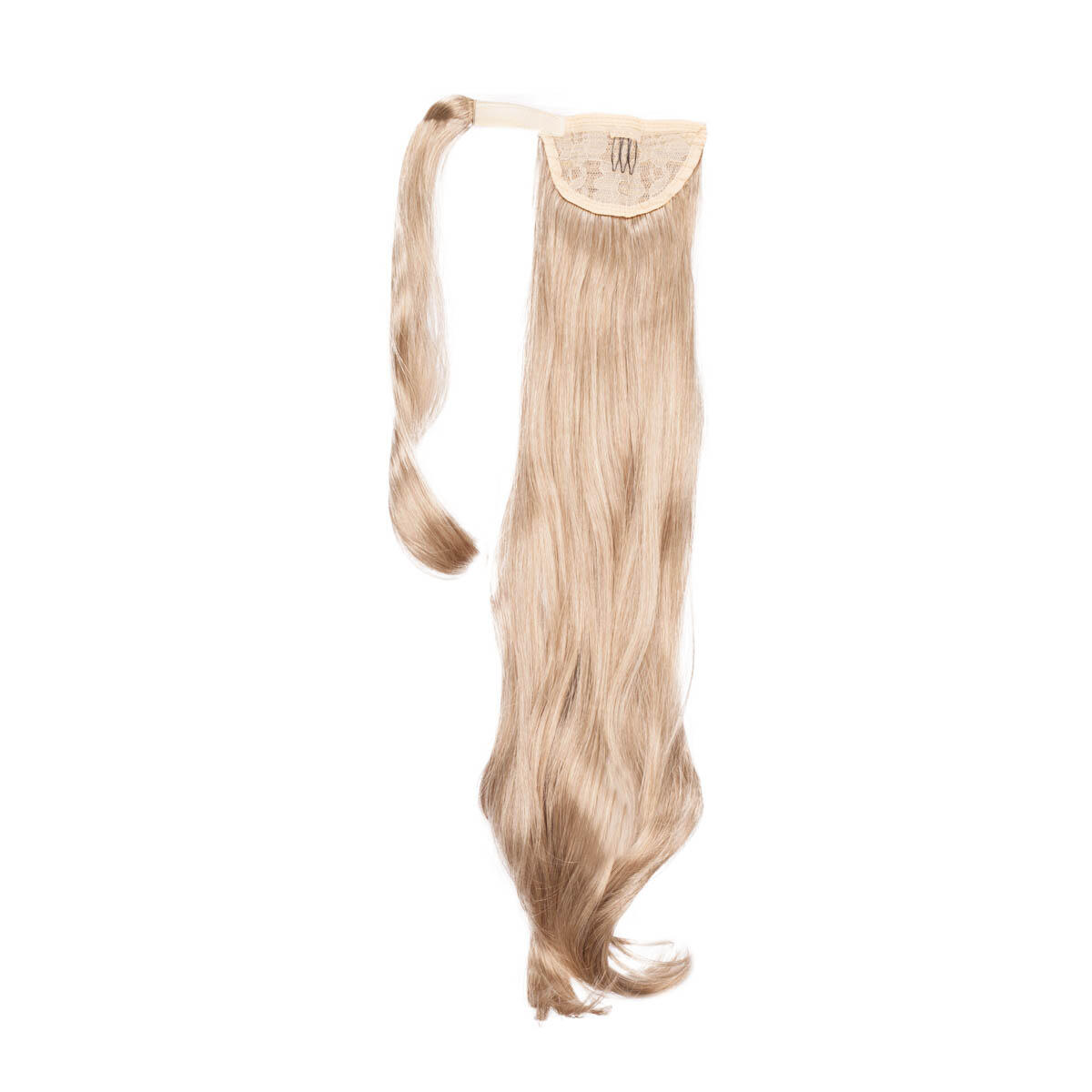Clip-in Ponytail Synthetic Beach Wave 9.6 Natural Ash Blonde 50 cm