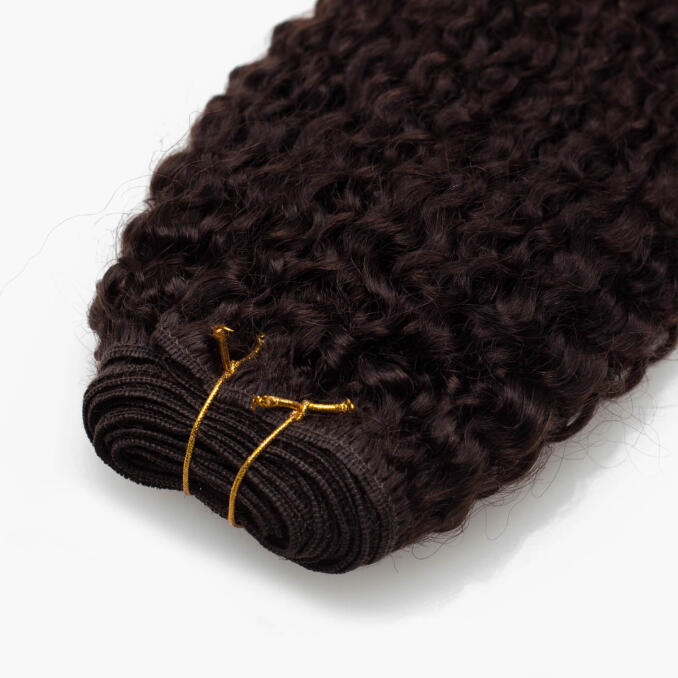 Hair Weft Coily Curl 2.3 Chocolate Brown 25 cm