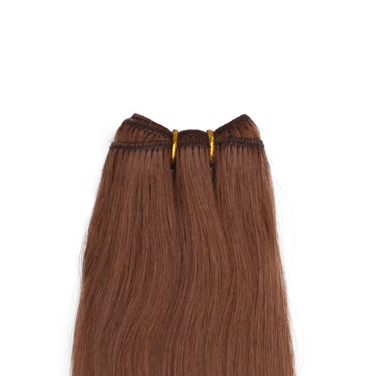 Hair Weft Premium 5.45 Dark Copper Brown 50 cm