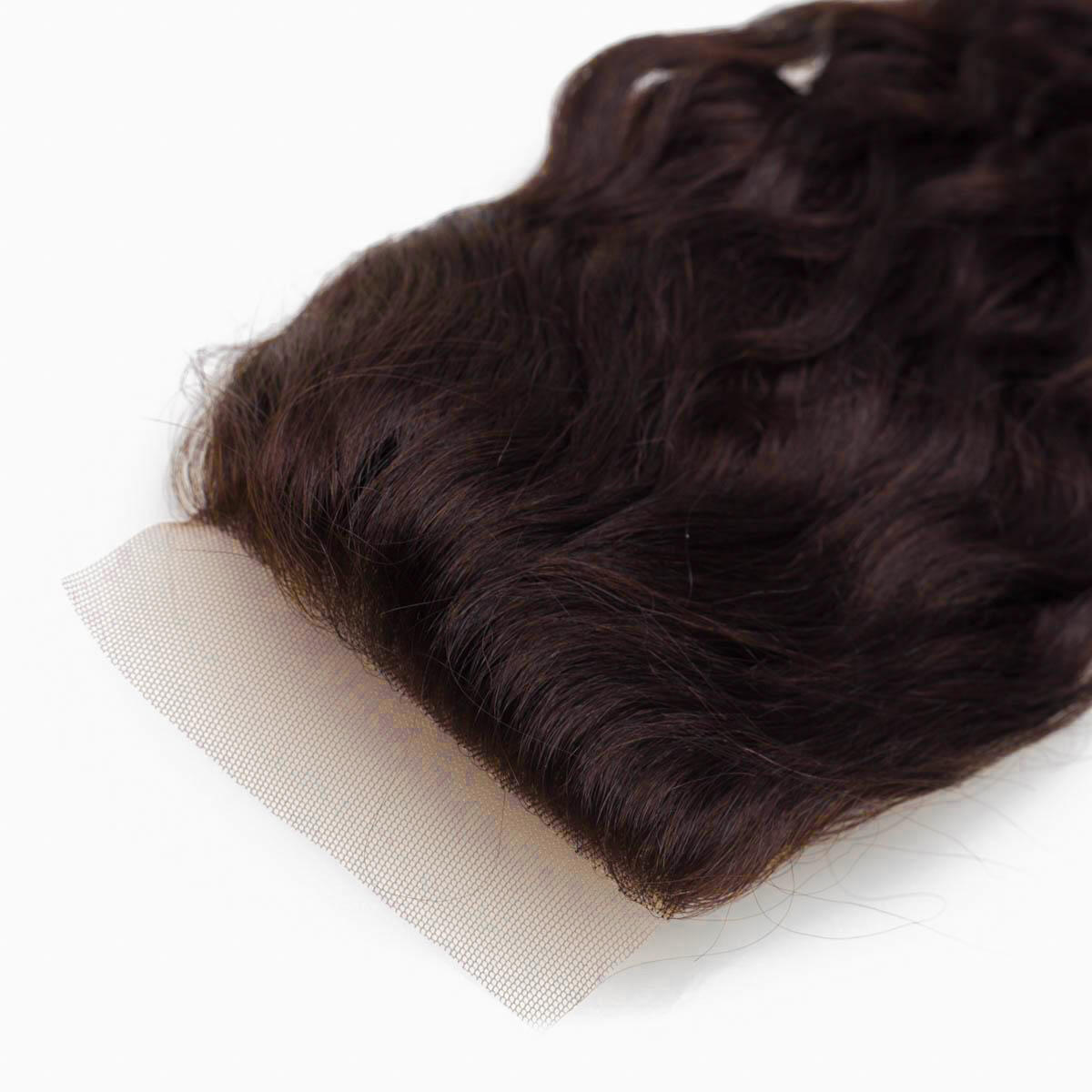 Lace Closure Soft Wave 2.3 Chocolate Brown 45 cm