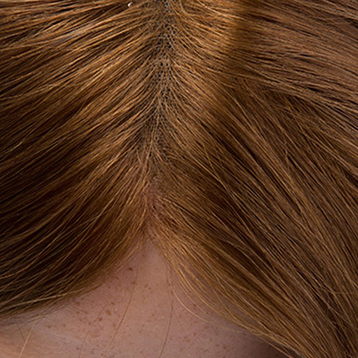 Lace Wig Human Hair 5.0 Brown 45 cm