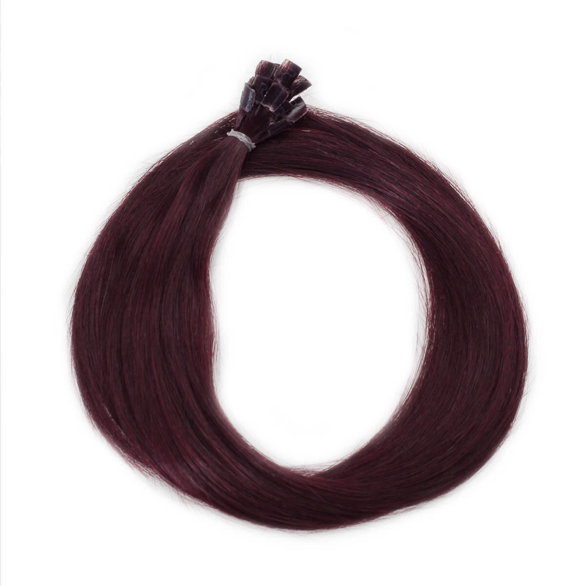 Nail Hair Premium 6.12 Dark Mahogany Brown 50 cm