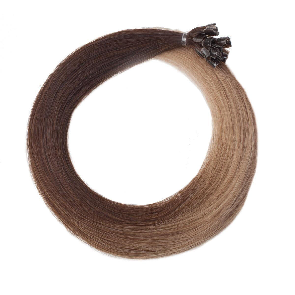Nail Hair Premium O2.2/7.3 Brown Ash Ombre 40 cm