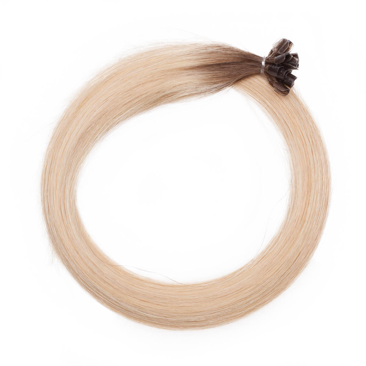 Nail Hair R7.5/8.3 Ash Brown Honey Blonde 40 cm