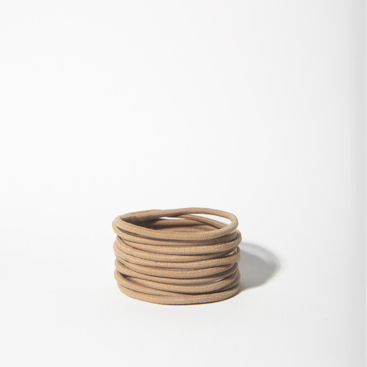 Elastic hair ties Nude