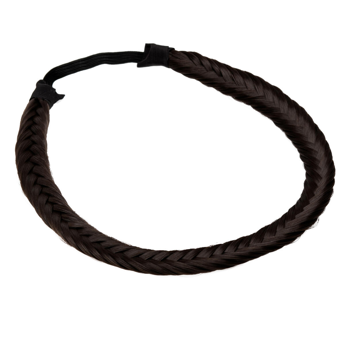 Synthetic Braided Headband 2.0 Dark Brown 0 cm