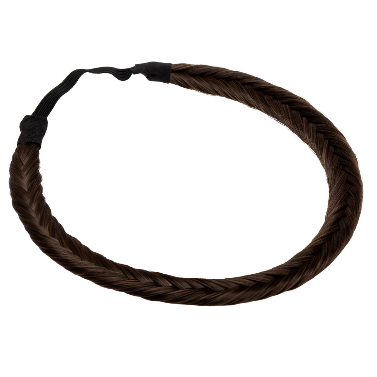 Synthetic Braided Headband 2.2 Coffee Brown 0 cm