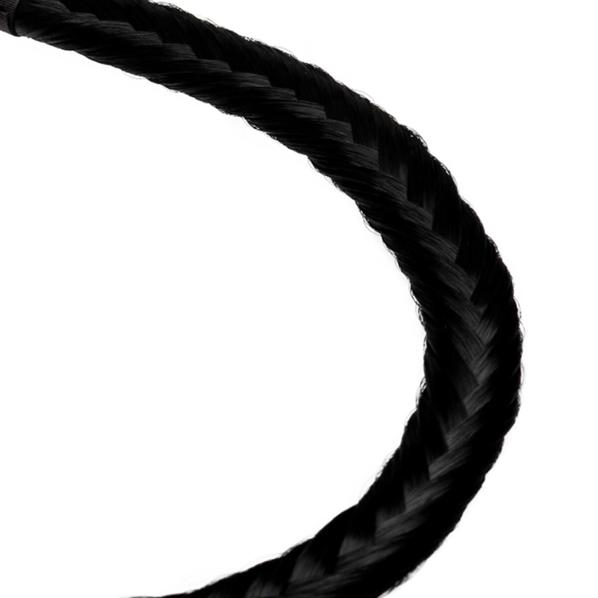 Synthetic Braided Headband 1.0 Black 0 cm