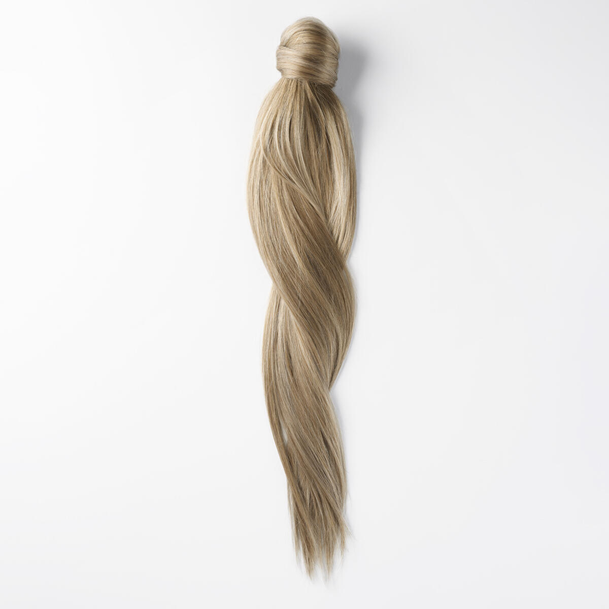 Clip-in Ponytail Made of real hair B2.6/10.7 Dark Ashy Blonde Balayage 50 cm