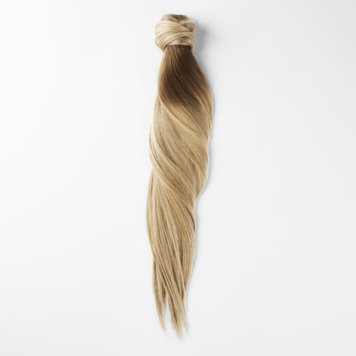 Clip-in Ponytail Made of real hair B5.4/7.2 Cinnamon Blonde Balayage 50 cm