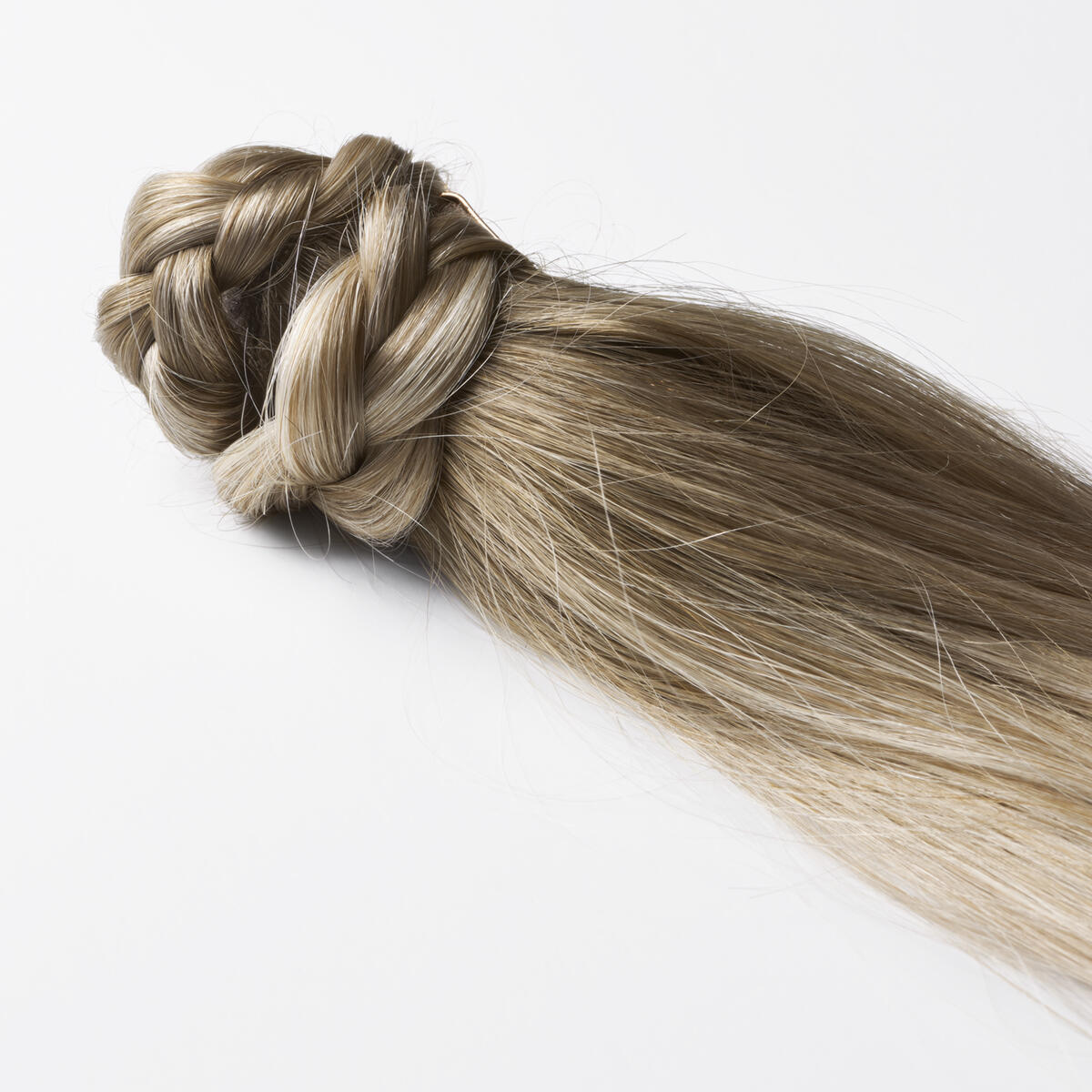 Clip-in Ponytail Ponytail made of real hair B2.6/10.7 Dark Ashy Blonde Balayage 30 cm