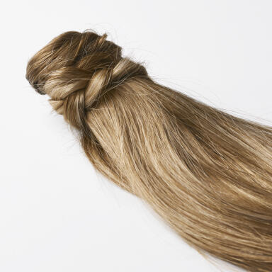 Clip-in Ponytail Ponytail made of real hair B5.0/8.3 Brownish Blonde Balayage 30 cm