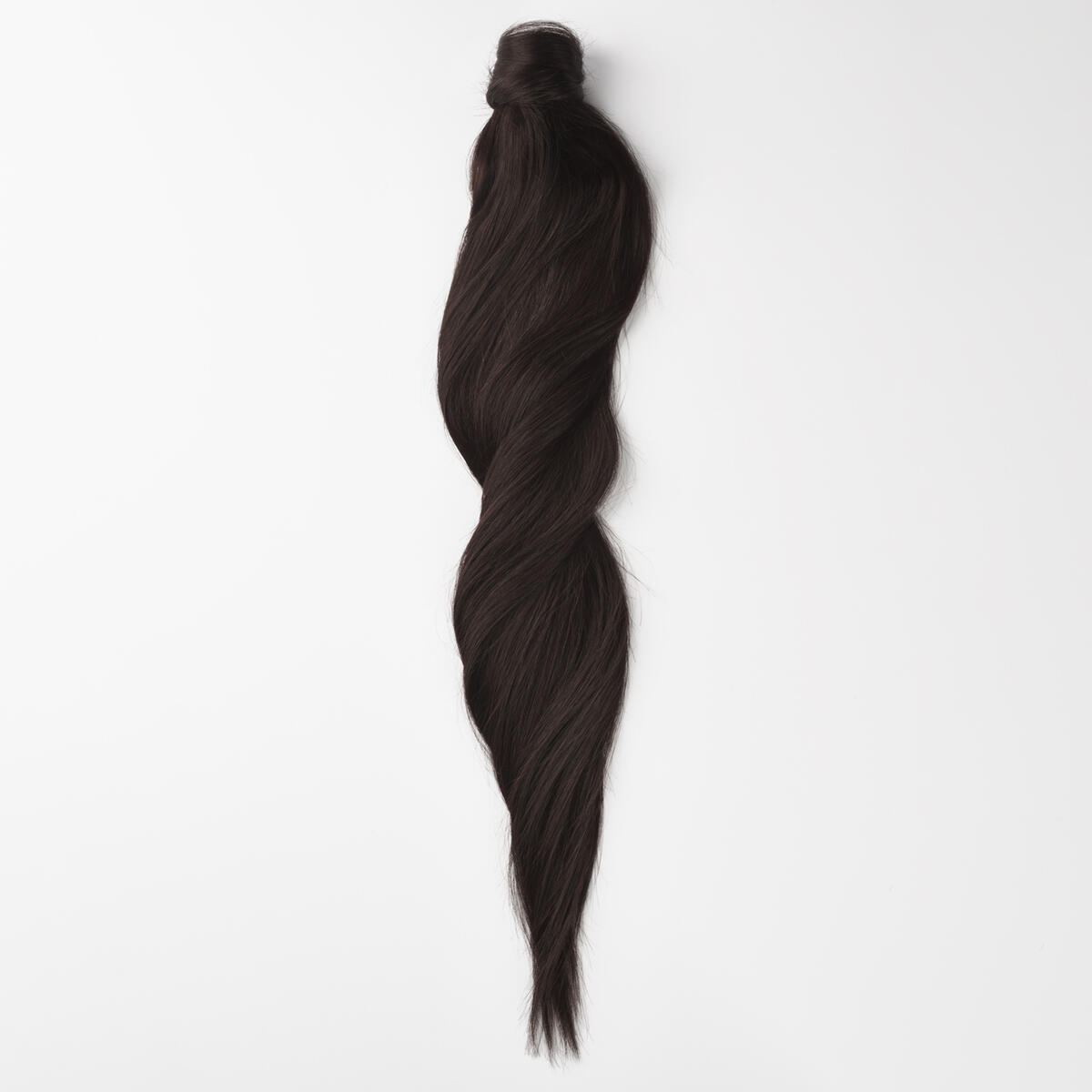 Clip-in Ponytail Ponytail made of real hair 1.2 Black Brown 30 cm