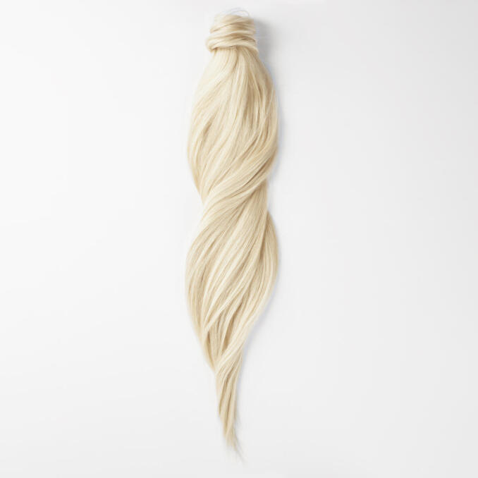 Clip-in Ponytail Ponytail made of real hair 10.10 Platinum Blonde 40 cm
