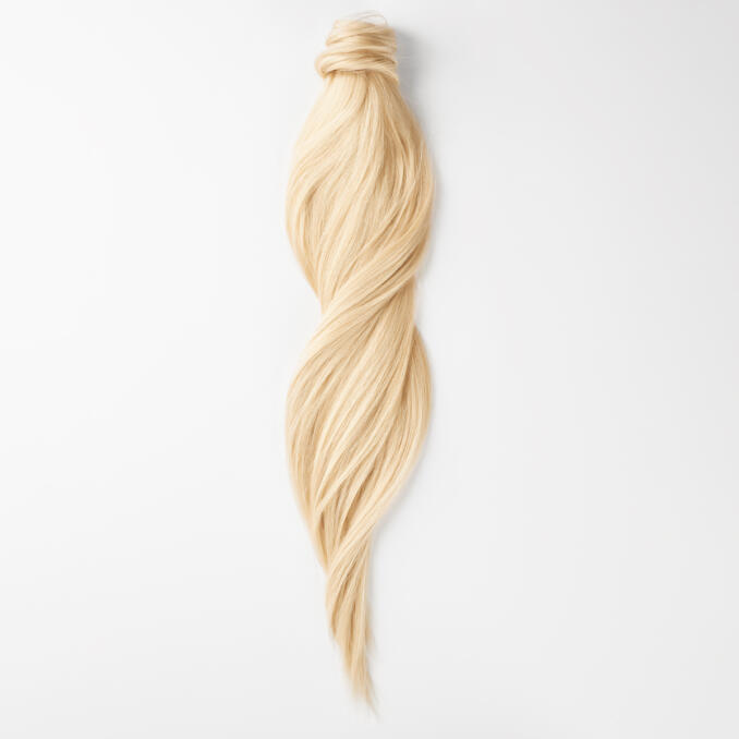 Clip-in Ponytail Ponytail made of real hair 10.8 Light Blonde 70 cm