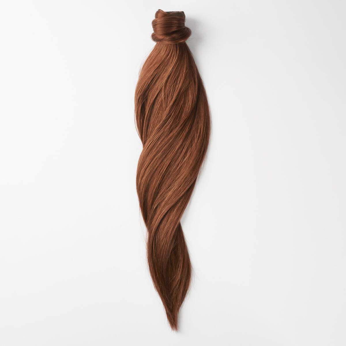 Clip-in Ponytail Made of real hair 5.5 Mahogany Brown 50 cm