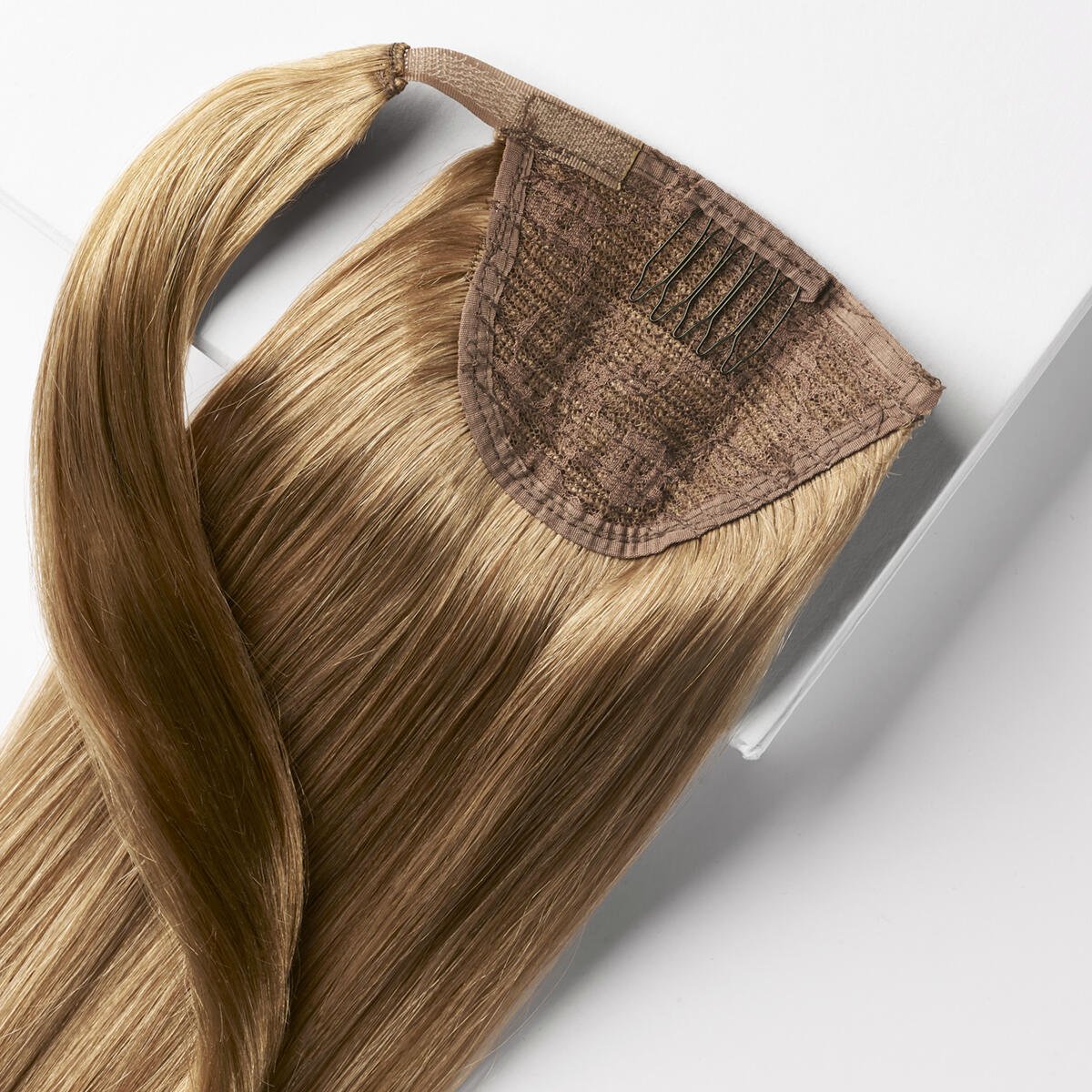 Clip-in Ponytail Made of real hair 7.3 Cendre Ash 40 cm