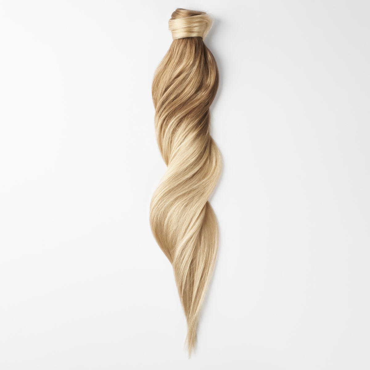 Clip-in Ponytail Ponytail made of real hair O7.3/10.8 Cendre Ash Blond Ombre 50 cm