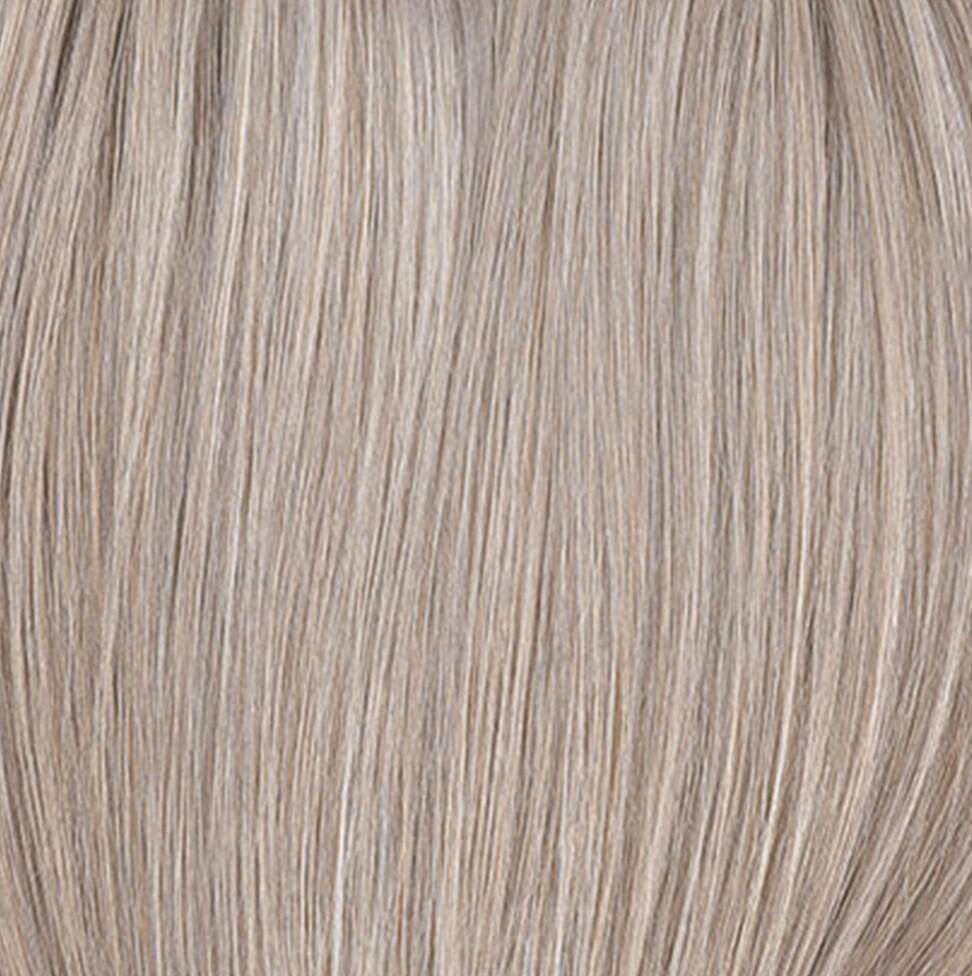 Clip-in Ponytail Ponytail made of real hair 10.5 Grey 30 cm