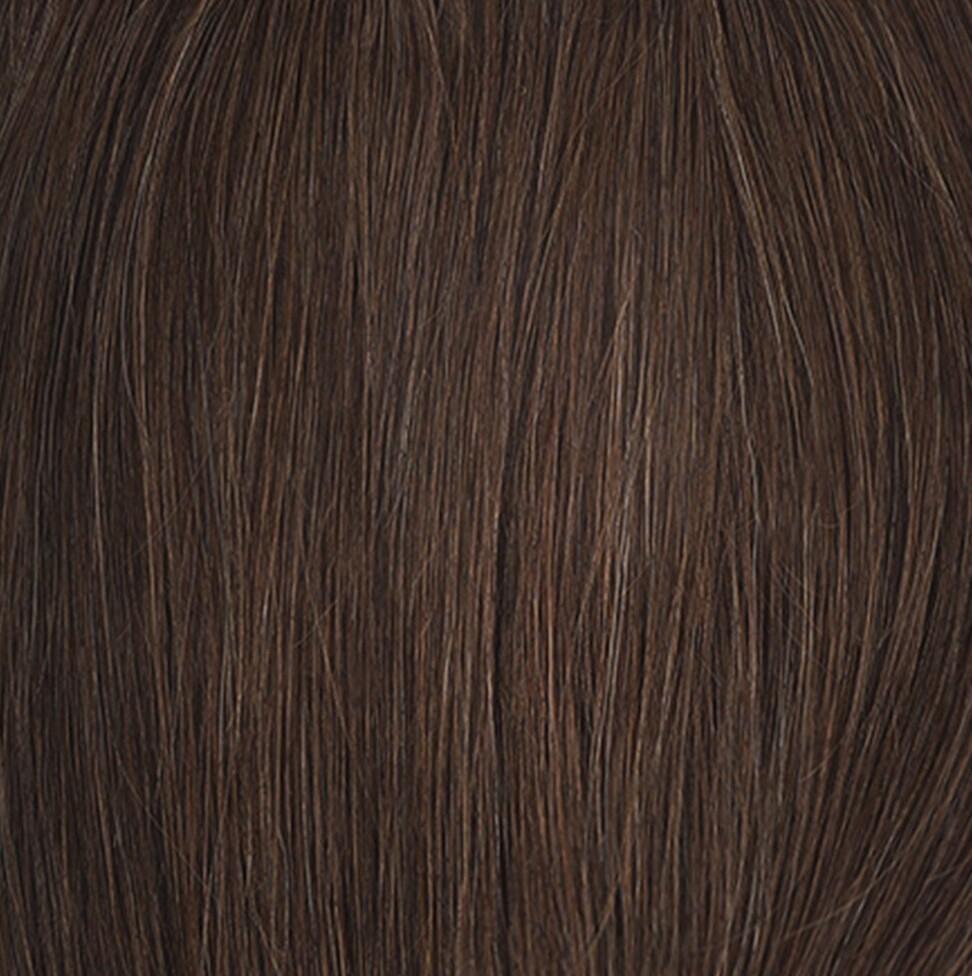 Clip-in Ponytail Ponytail made of real hair 2.0 Dark Brown 50 cm