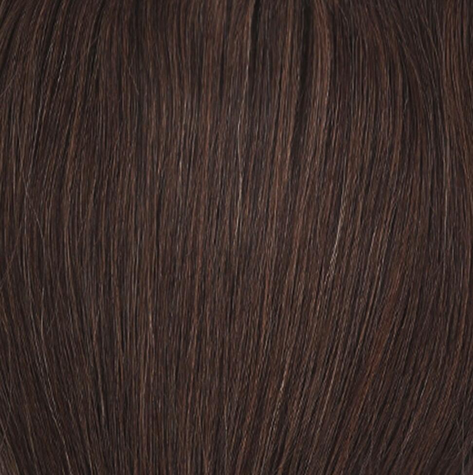 Sleek Clip-in Ponytail Made of real hair 2.3 Chocolate Brown 40 cm