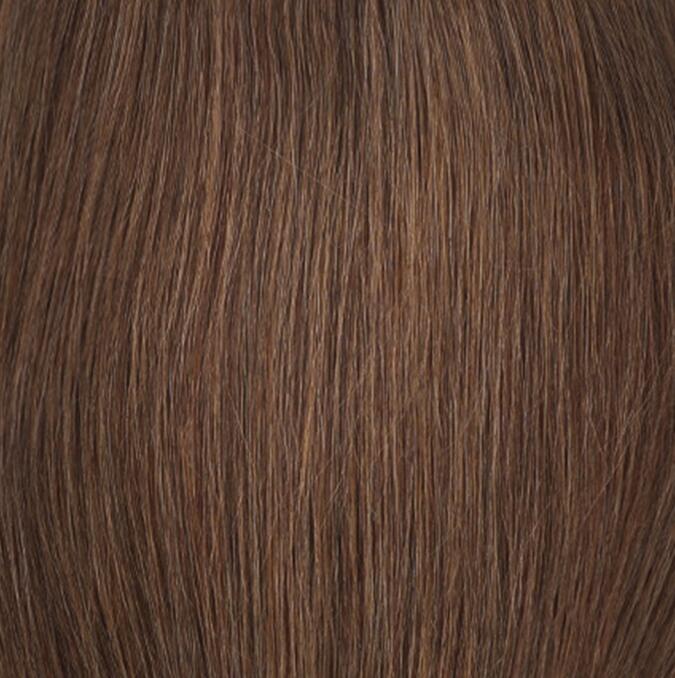 Clip-in Ponytail Ponytail made of real hair 5.0 Brown 50 cm