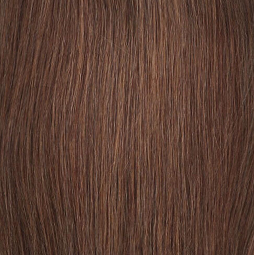Clip-in Ponytail Made of real hair 5.4 Copper Brown 60 cm