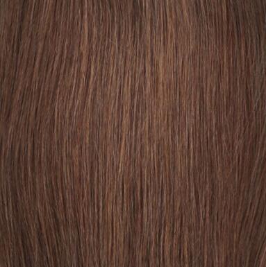 Clip-in Ponytail Made of real hair 5.4 Copper Brown 50 cm