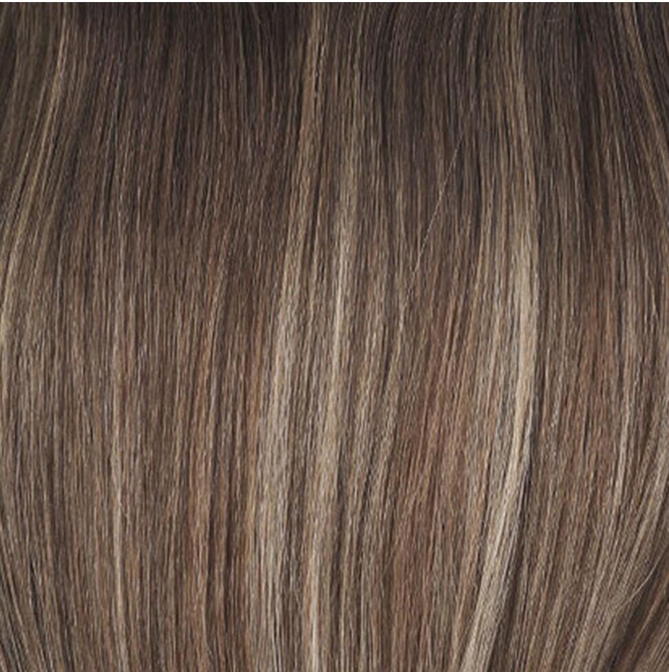 Hair Weft Bouncy Curls B2.3/5.0 Hazelnut Caramel Balayage 60 cm